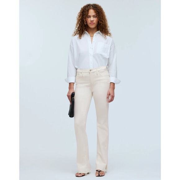 NEW‎ Madewell Women’s Size 16 (33) Vintage Canvas Kick Out Full-Length Jeans NWT - Picture 1 of 9